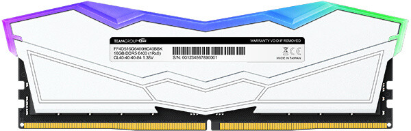 Team T-FORCE Delta RGB 32GB (2x16GB) DDR5 6400 CL40, bílá_261834863
