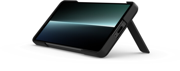 Sony zadní kryt pro Sony Xperia 1 V 5G se stojánkem, černá_1217242065