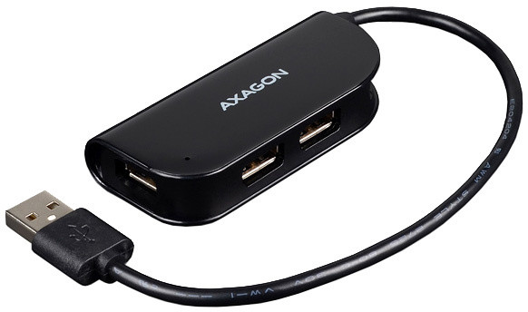 AXAGON externí 4x USB2.0 READY BLACK hub_1845588547