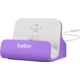 Belkin Mixit nabíjecí a sychronizační dok pro iPhone 5/6/7, vč. light. konektoru, fialová