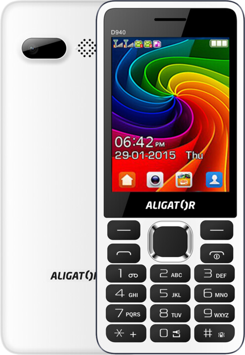 Aligator D940, Dual SIM, White_1781565776