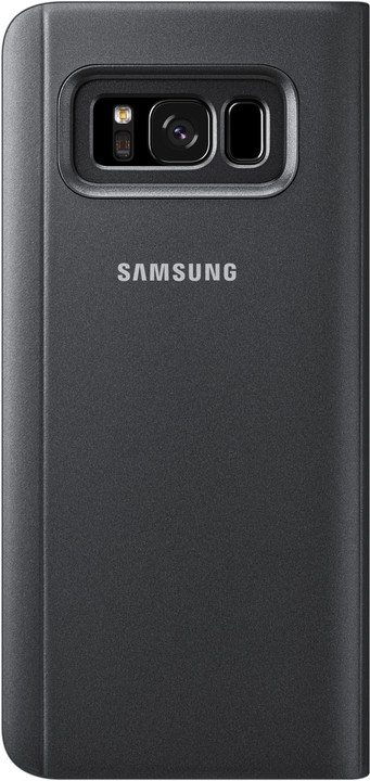 Samsung S8 Flipové pouzdro Clear View se stojánkem, černé_706913651