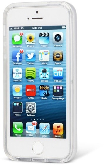 EPICO pružný plastový kryt s rámečkem pro iPhone 5/5S/SE EPICO GUARD- stříbrný_341755803