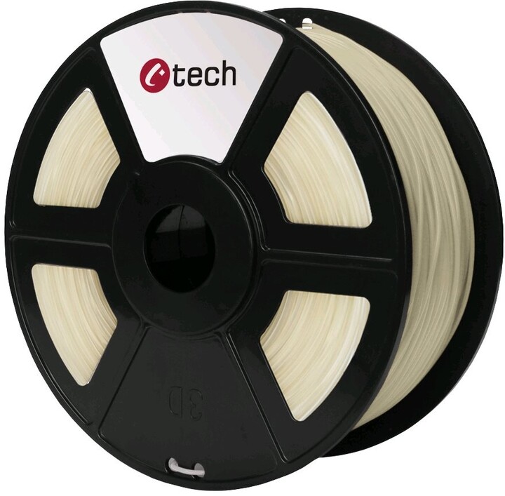 C-TECH tisková struna (filament), ABS, 1,75mm, 1kg, transparentní_2131938243
