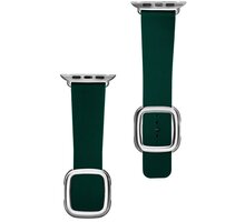 COTEetCI kožený magnetický řemínek Nobleman pro Apple Watch 42 / 44mm / 45mm, zelená_698934740