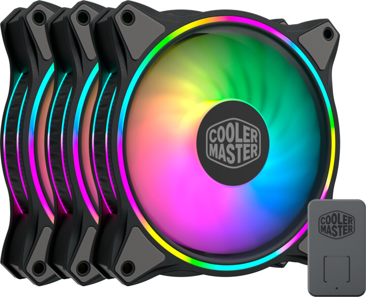 Cooler Master Fan MF120 HALO 3in1, Dual Loop ARGB, 120mm