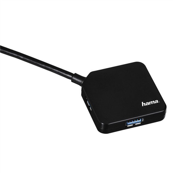 Hama USB 3.0-Hub 1:4, černá_1562864246