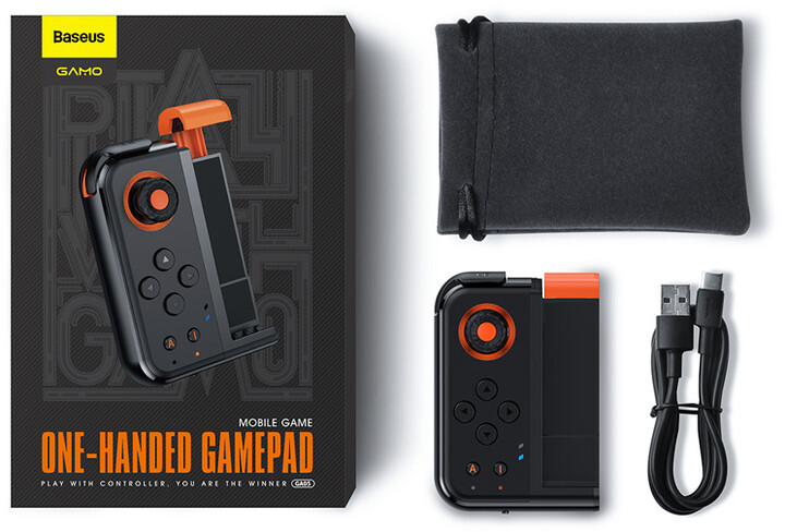 BASEUS gamepad GAMO pro smartphone, bezdrátový, černá_1247215550