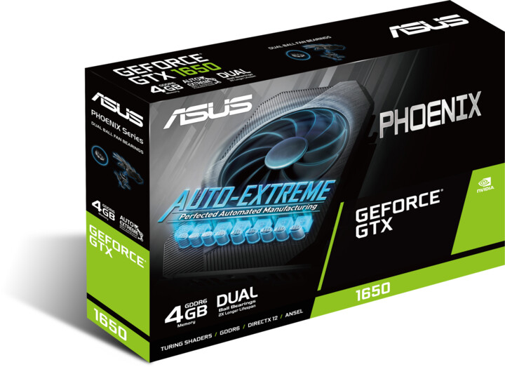 ASUS GeForce PH-GTX1650-4GD6, 4GB GDDR6_1769802397