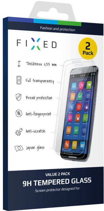 FIXED ochranné tvrzené sklo pro Huawei P9, 0.33 mm, 2ks_436924240