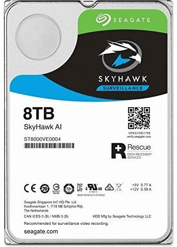 Seagate SkyHawk AI, 3,5" - 8TB