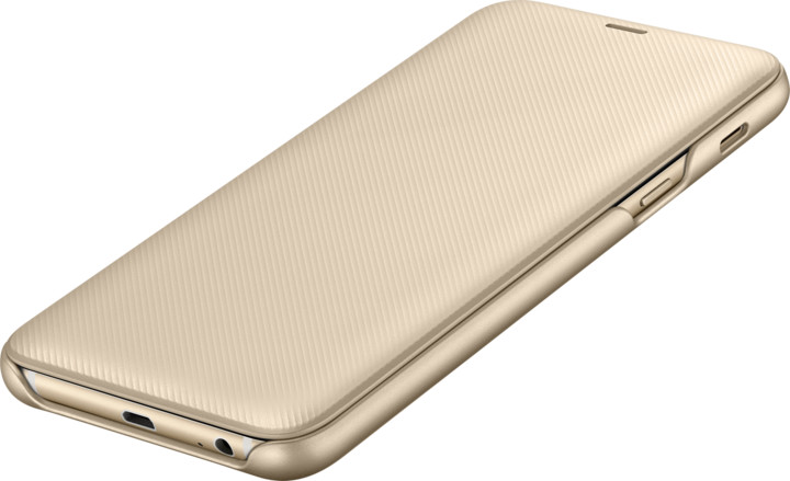 Samsung A6+ flipové pouzdro, zlatá_1187677304