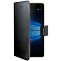 CELLY Wally pouzdro pro Microsoft Lumia 950, PU kůže, černá_554058393