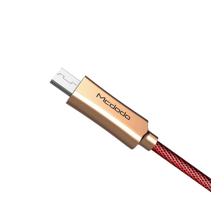 Mcdodo Knight datový kabel microUSB, 2m, červená_479154818