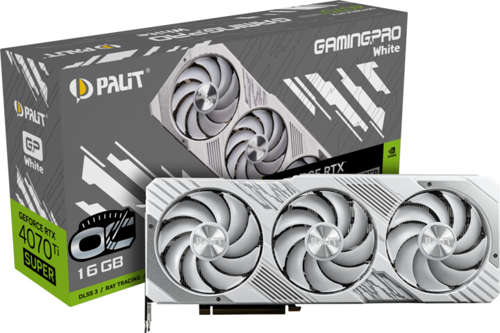 PALiT GeForce RTX 4070 Ti Super GamingPro White OC, 16GB GDDR6X_1915384531