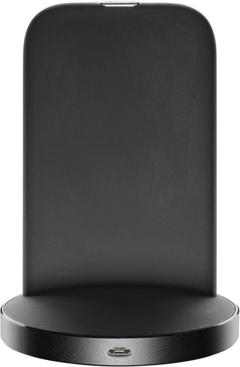 CellularLine Wireless fast charger Stand s USB-C, černý_1318968308