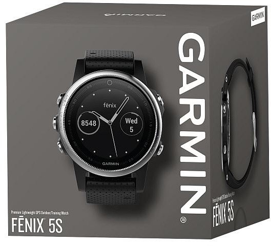 Garmin fenix5S Silver Optic, černý pásek_47747212