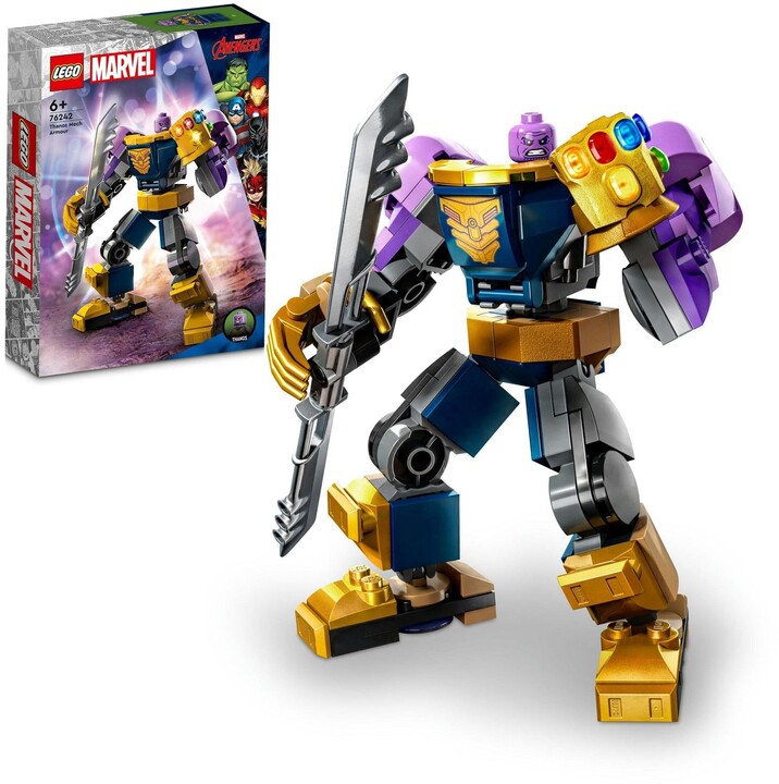 Extra výhodný balíček LEGO® Marvel 76242 Thanos, 76243 Rocket a 76241 Hulk v robotickém brnění_749746633