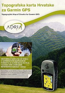 garmin mapa chorvatska Garmin TOPO ADRIA   Topografická mapa Chorvatska 015 10000010 | CZC.cz garmin mapa chorvatska