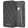 GUESS Charms Book Case 4G pro iPhone Xr, šedé_1095338342