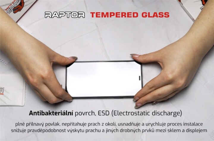 SWISSTEN ochranné sklo Raptor Diamond Ultra Clear pro Apple iPhone 7 Plus/8 Plus, černá_1473079682
