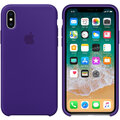 Apple silikonový kryt na iPhone X, tmavě fialová_1844529734