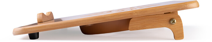 C-TECH Bamboo chladící podložka, 15,6", 2x 140mm, 2x USB