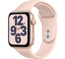 Apple Watch SE, 44mm, Gold Aluminium, Pink Sand Sport Band_103639428