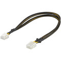 PremiumCord prodloužení napájecího kabelu, 8 pinů, délka 44cm