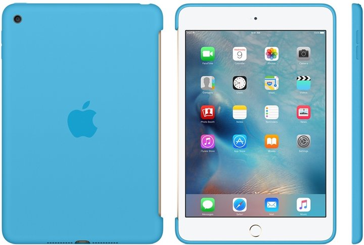Apple iPad mini 4 Silicone Case, modrá_1240211747