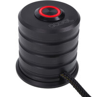 Alphacool Powerbutton with push-button 19mm red lighting - deep black_416755772