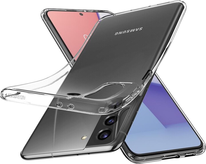Spigen ochranný kryt Liquid Crystal pro Samsung Galaxy S21, čirá_740182420