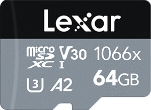 Lexar High-Performance 1066x UHS-I U3 (Class 10) micro SDXC 64GB + adaptér_326966479
