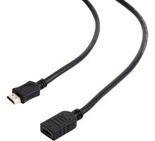 Gembird CABLEXPERT kabel HDMI-HDMI 3m, 1.4, M/F stíněný, zlacené kontakty, prodlužovací, černá CC-HDMI4X-10