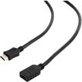 Gembird CABLEXPERT kabel HDMI-HDMI 4,5m, 1.4, M/F stíněný, zlacené kontakty, prodlužovací, černá_2134987738