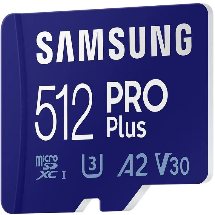Samsung Micro SDXC 512GB PRO Plus UHS-I U3 (Class 10) + USB adaptér_22731753