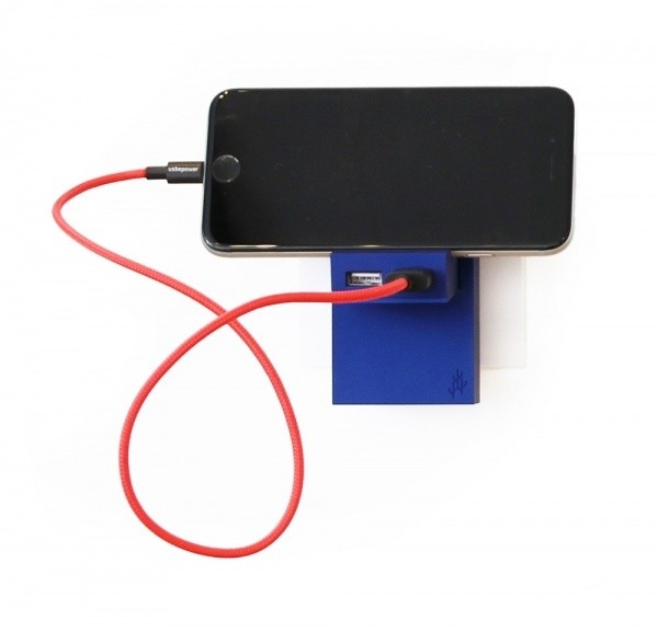 USBEPower ROCK Pocket charger 2Ports stand, modrá_735390625