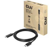 Club3D kabel DP 1.4 na HDMI, 4K120Hz nebo 8K60Hz HDR10, M/M, 3m_857006573