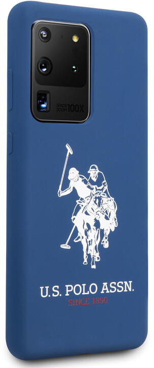 U.S. Polo silikonový kryt pro Samsung Galaxy S20 Ultra, modrá_96003695
