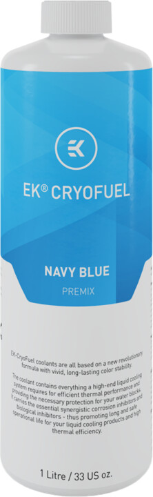 EK Water Blocks EK-CryoFuel 1000mL - UV Navy Blue_634717815