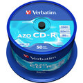 Verbatim CD-R AZO 52x 80 min, spindl, 50ks_132196604