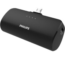 Philips powerbanka 2500mAh, micro USB, černá_436030732