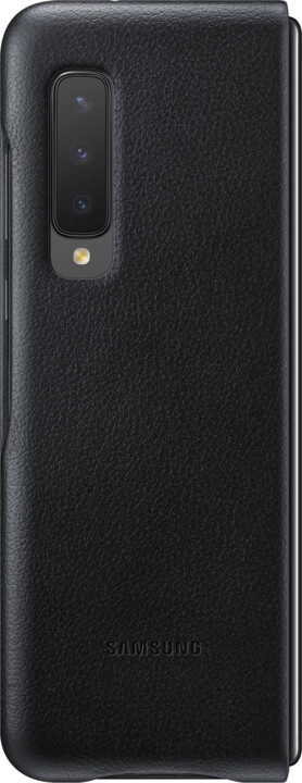 Samsung kožený zadní kryt Leather Cover pro Galaxy Fold, černá_1858994475