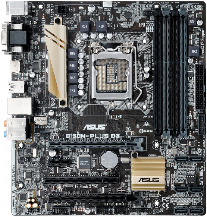 ASUS B150M-PLUS DDR3 - Intel B150_612982133
