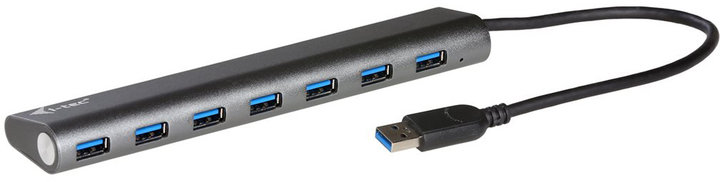 i-tec USB 3.0 Hub 7-Port, metal, s napaječem_542101682