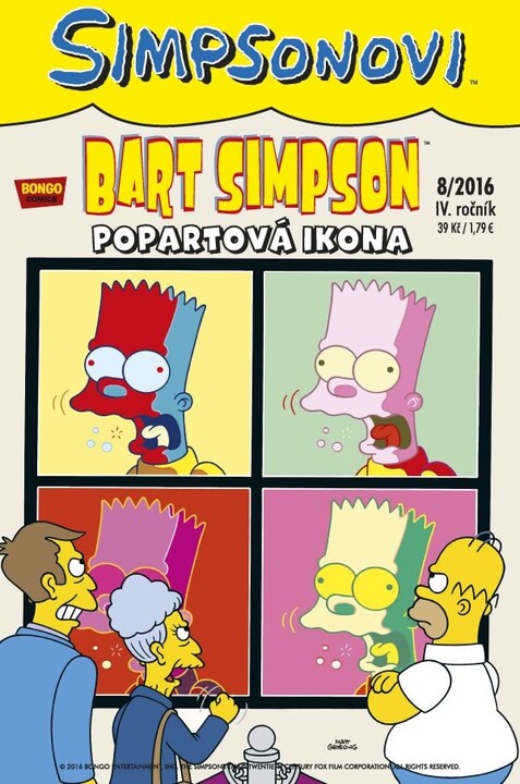 Komiks Bart Simpson: Popartová ikona, 8/2016_321347953
