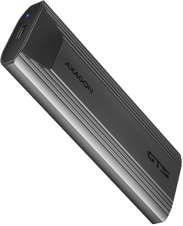 AXAGON EEM2-GTSA, USB-C 3.2 Gen 2 - M.2 NVMe SSD kovový THIN box, bezšroubkový_1298792513