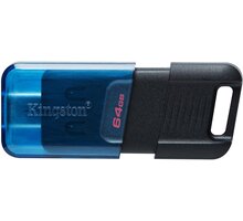 Kingston DataTraveler 80 M - 64GB, modrá DT80M/64GB