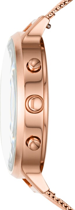 Fossil FTW7014 Hybrid Watch Charter Rose, Gold-Tone Stainless Steel Mesh_1688094372