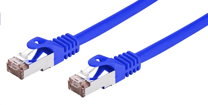 C-TECH kabel patchcord Cat6, FTP, 2m, modrá_2038881177